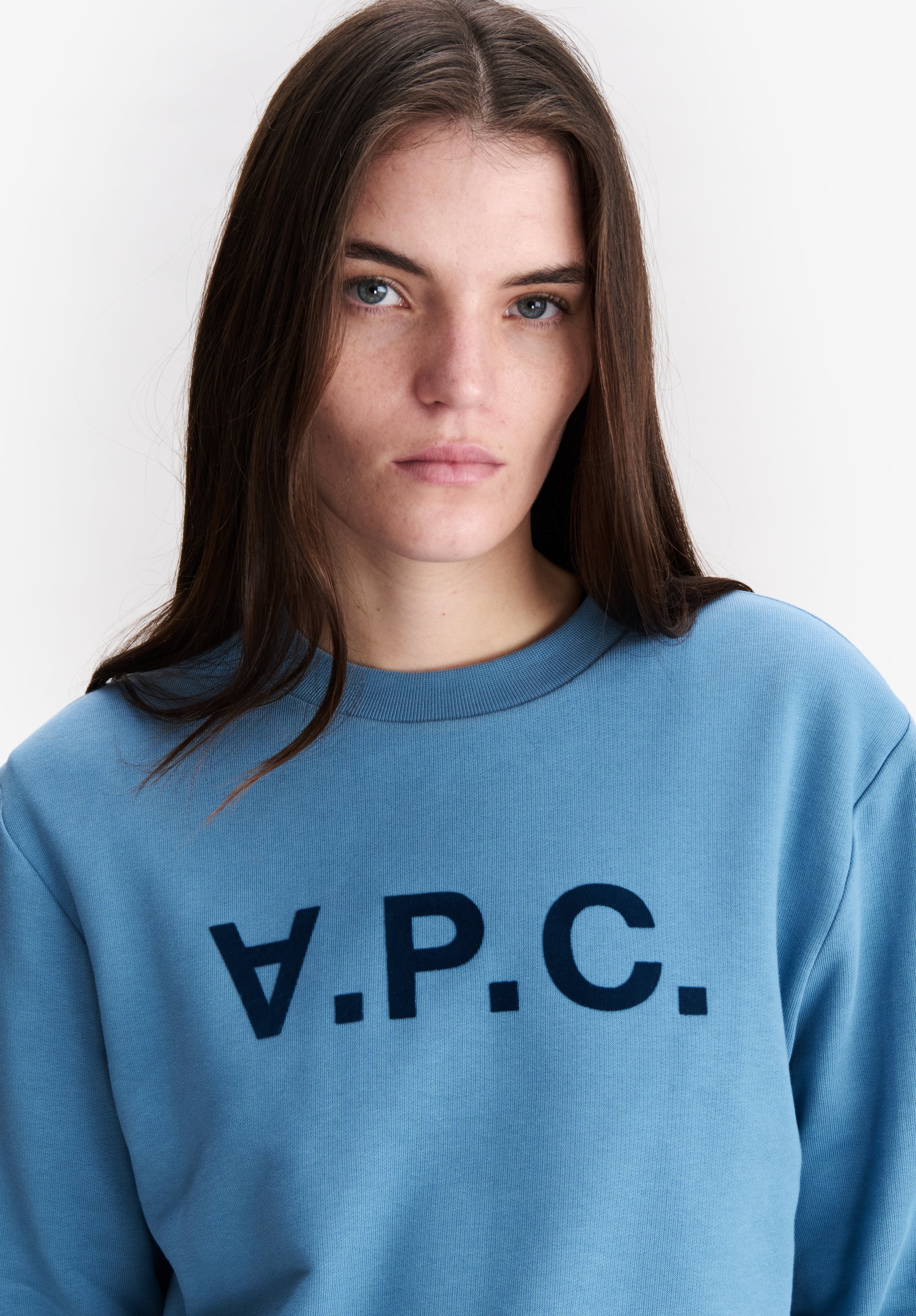 Blue V.P.C. logo sweatshirt - Image 7
