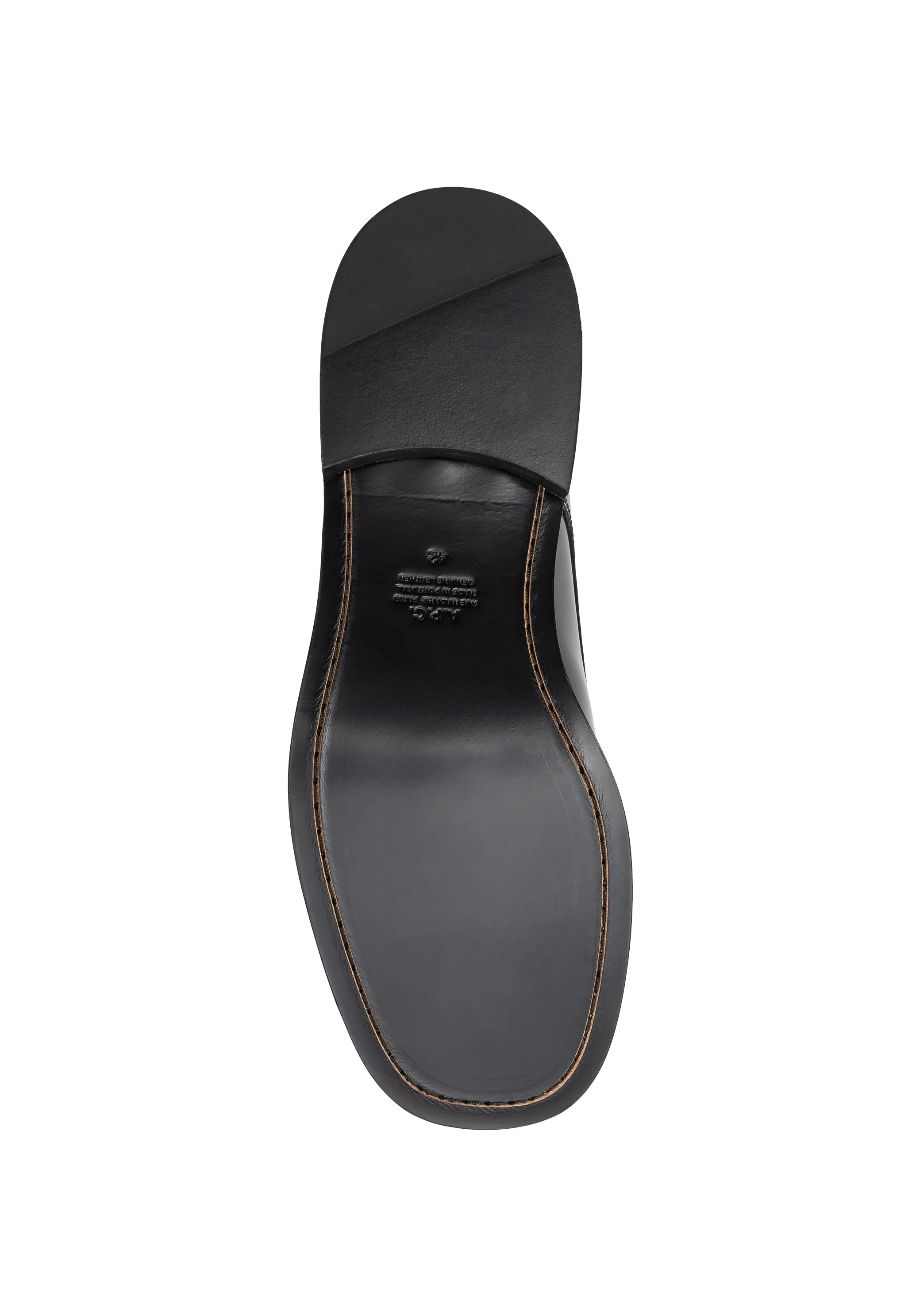 Glazed leather derbies. - Image 4