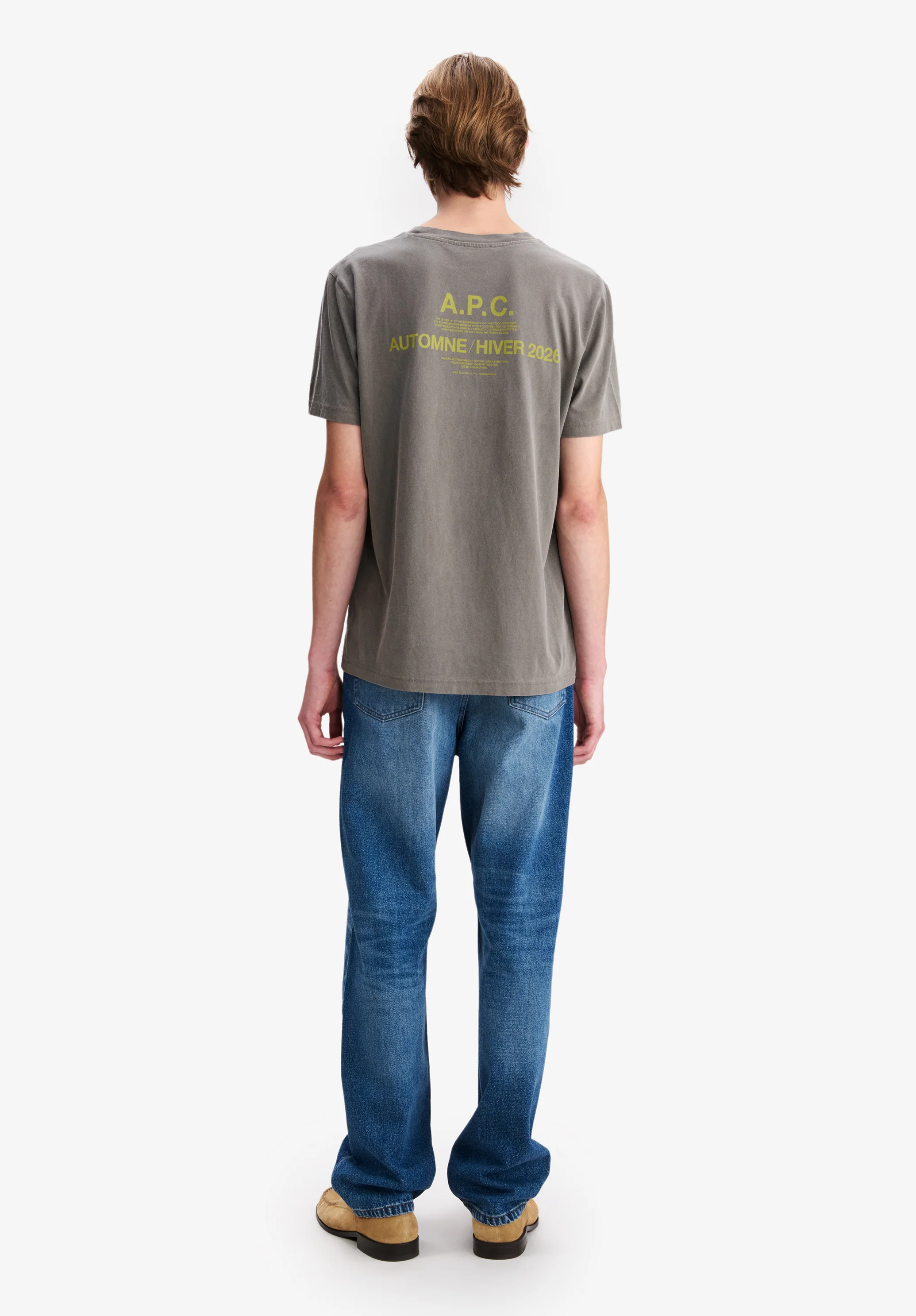 Grey A.P.C. Autumn 29 t-shirt - Image 3