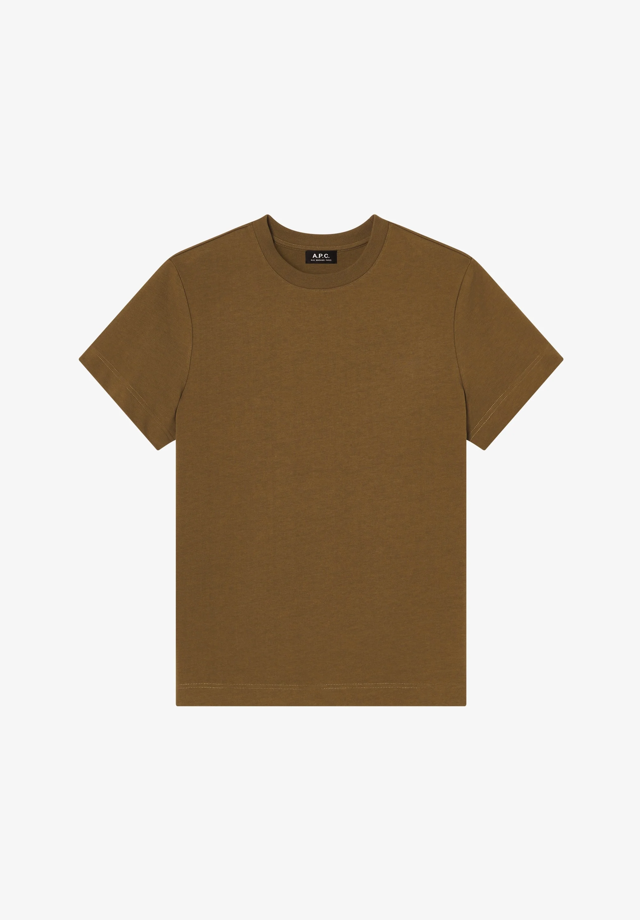 Khaki organic cotton T-shirt