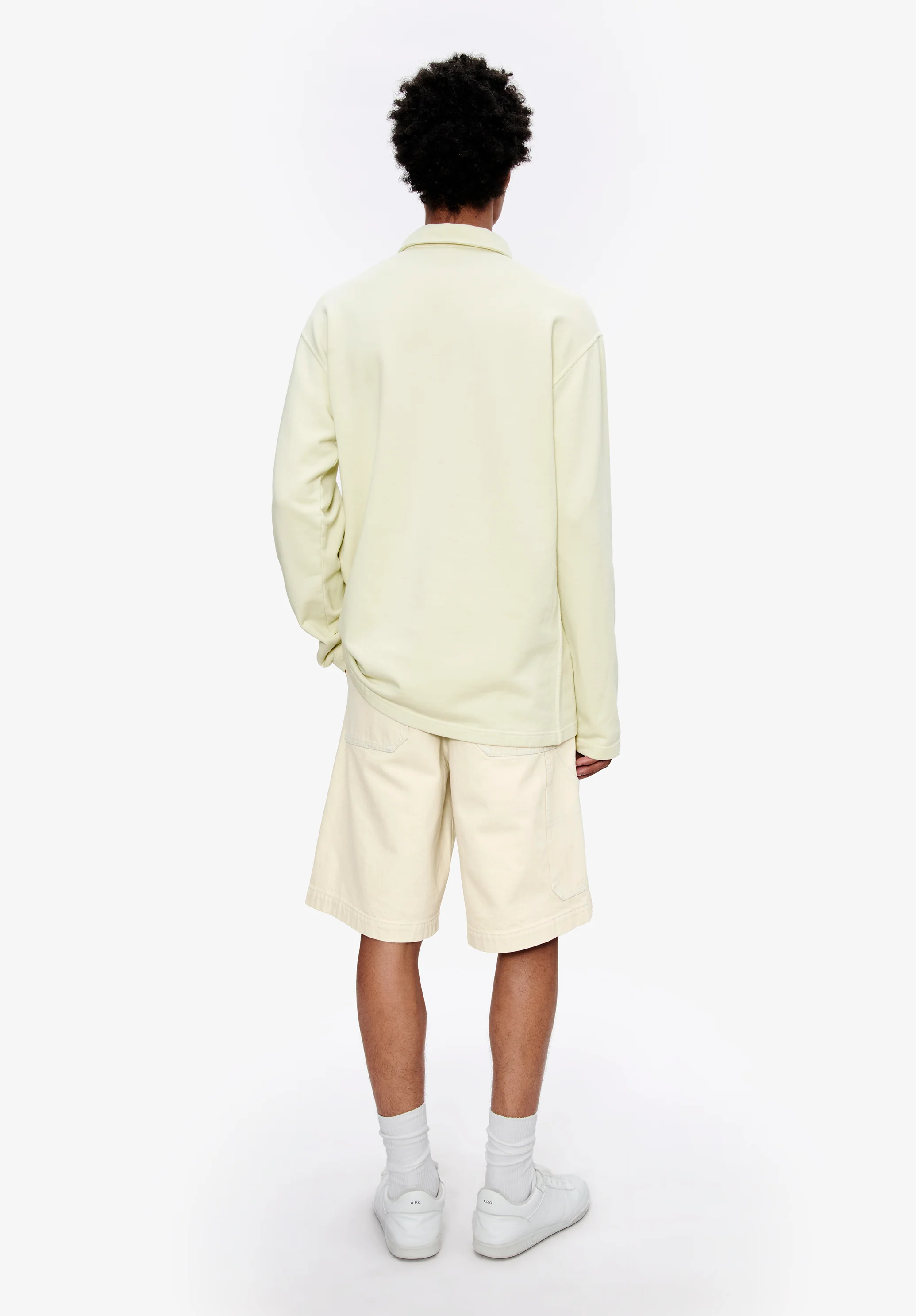 Long-sleeve unisex polo shirt - Image 3