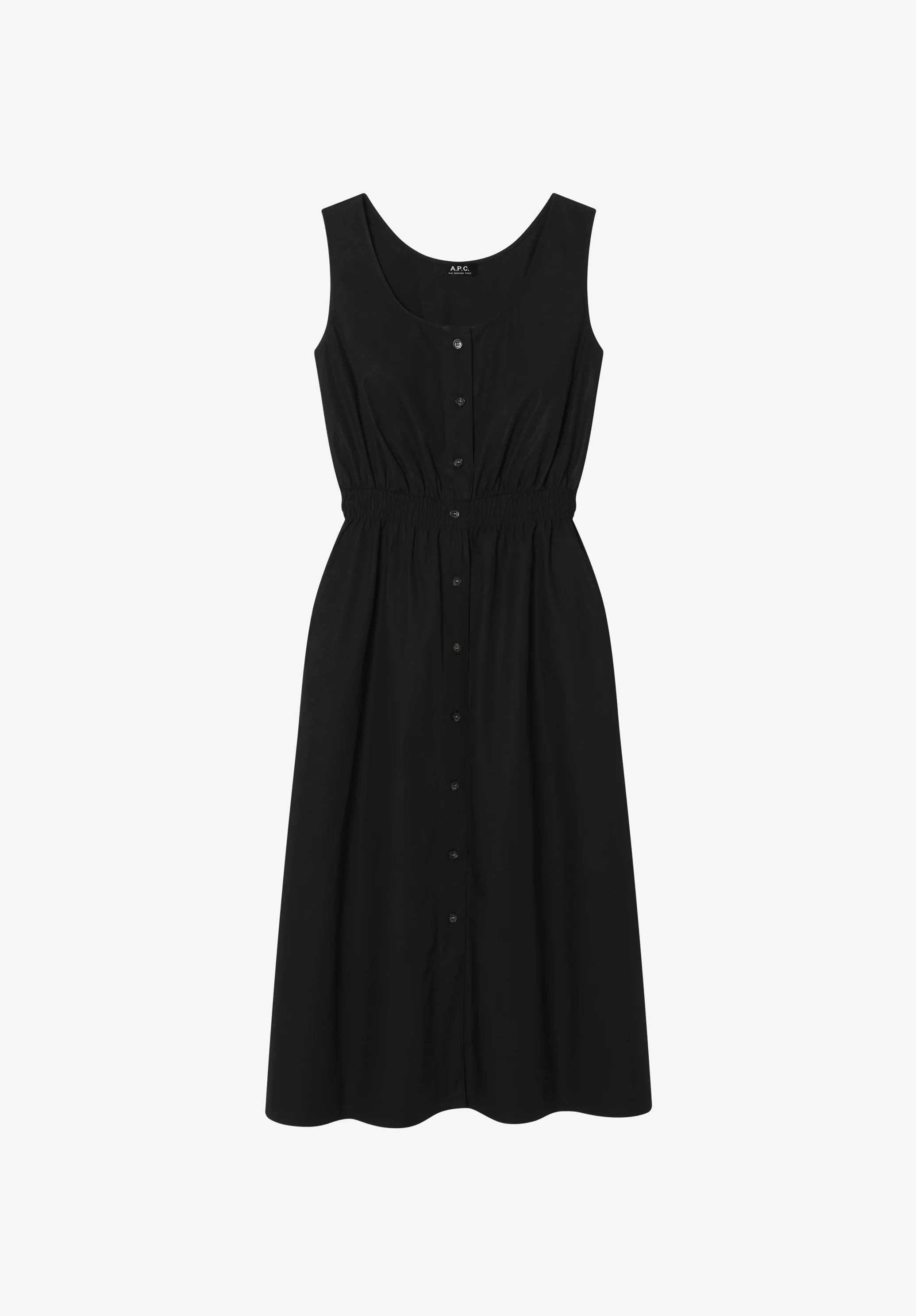 Sleeveless black dress
