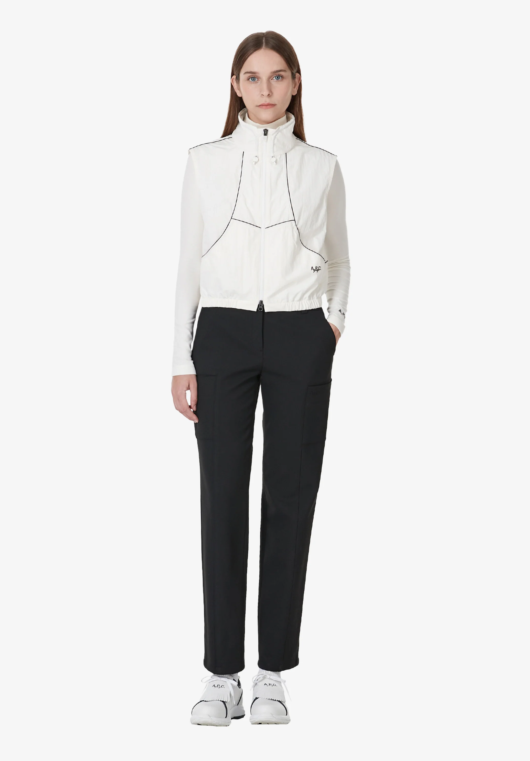 Straight fit trousers