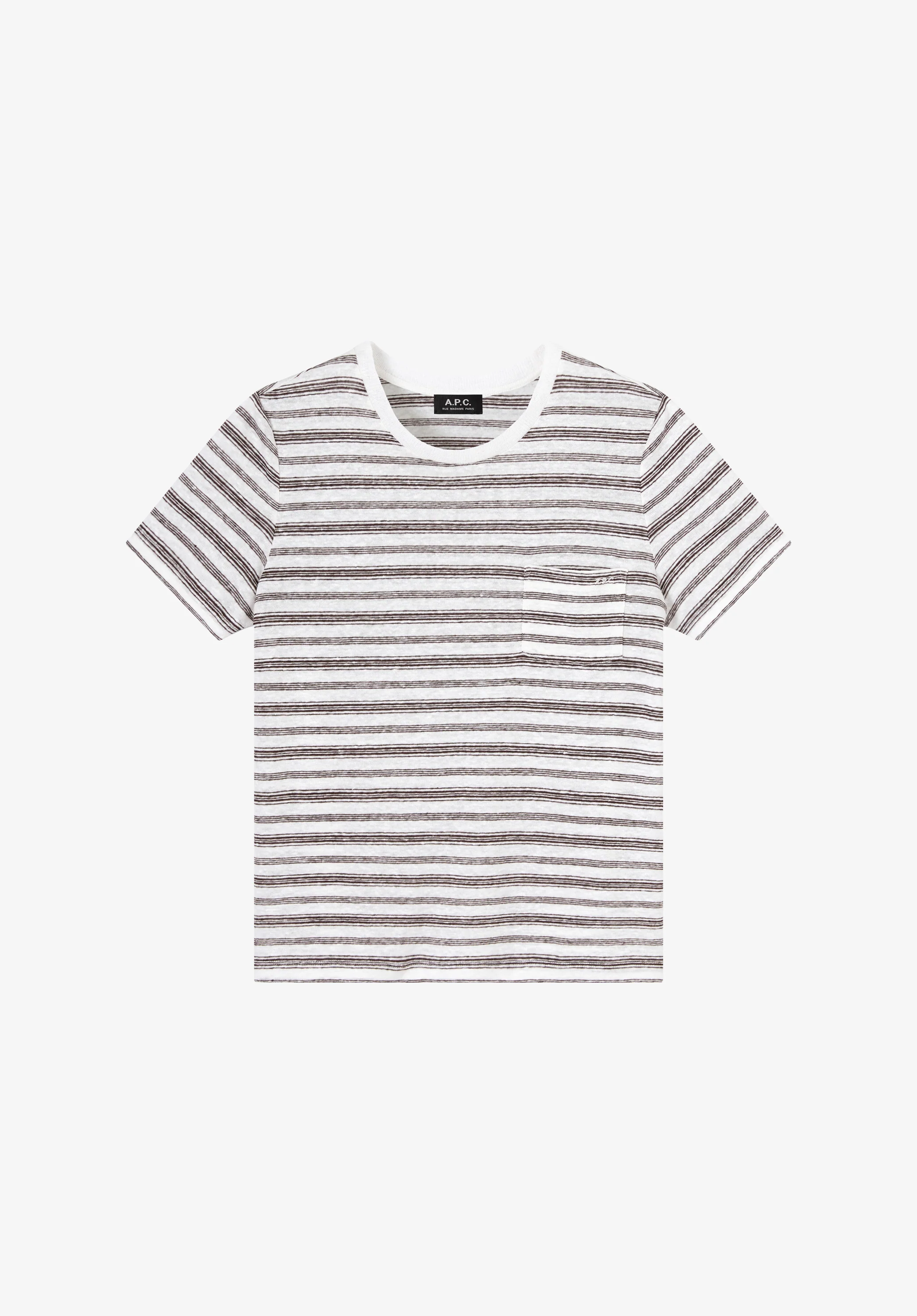 Striped linen T-shirt