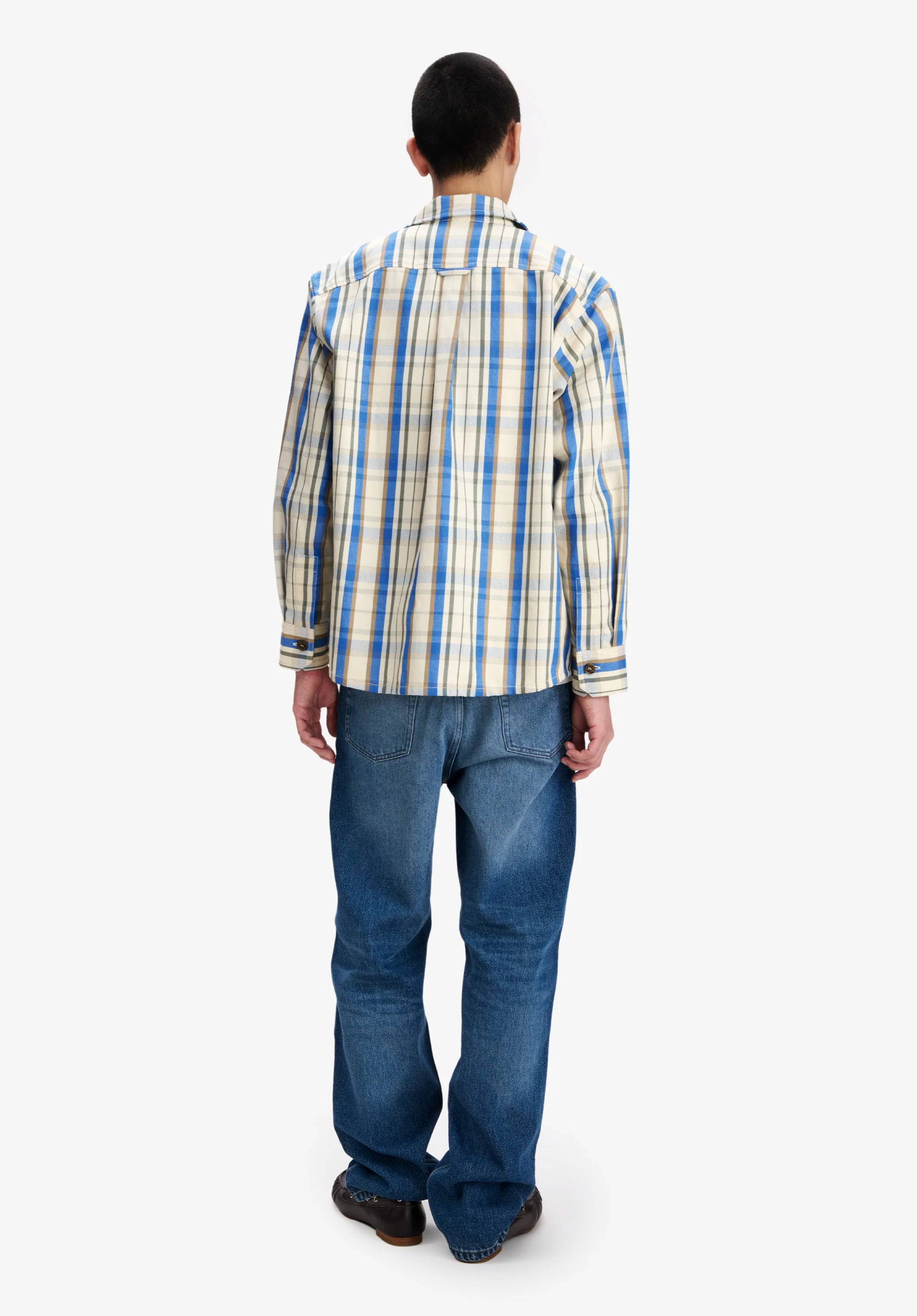White check overshirt - Image 3